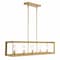 Jonathan Y Anna 38.5" Linear 5-light Metal/Glass LED Pendant, Brass Gold JYL7414C - alternate 7