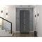 Vdomdoors Front Exterior Prehung Metal-Plastic Door, Manux 8112 Antracite Grey, Office Commercial and Residen MANUX8112EXD-ANT-W36xH80-LH - alternate 3