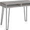 Homeroots 40" Gray and Black Wood and Metal Hairpin Computer Desk 489979 - alternate 4