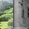 Anzzi Cici Series 39 in. 2-Jetted Shower Tower with Heavy Rain Shower and Body Jets SP-AZ081MB - alternate 4