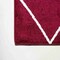 Jonathan Y Cole Minimalist Diamond Trellis Red/White 5 ft Round Area Rug SEU102I-5R - alternate 2