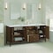 James Martin Vanities Myrrin 72'' D Vanity, Mid Century Walnut w/ Ethereal Noctis Silestone Top w/ Wireless Charger 485-V72-WLT-FENC - alternate 4