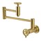 Kingston Brass Wall Mount Pot Filler Faucet, Brushed Brass KS8107CG - alternate 1