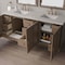 James Martin Vanities Portland 72" Double Vanity, Whitewashed Walnut, w/ 3 CM Siberian Silestone Top 620-V72-WW-3SFR - alternate 5