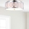 Jonathan Y Aria 2-Light 12.25" Metal LED Flush Mount, Chrome JYL3502B - alternate 4