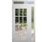 Vdomdoors Front Exterior Prehung Metal-Plastic Door Clear Glass / MANUX 8355 White Silk / Office Commercial a MANUX8355EXD-WS-W36+14xH80+14-RH-I - alternate 1