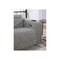Homeroots 87" Dark Gray Reclining USB Sofa And Toss Pillow With Silver Legs 559217 - alternate 3