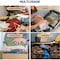 Simple Deluxe Vacuum Storage Bags, Hand Pump Included, 5 Jumbo/5 L/5 M/5 S/5 Roll M/5 Roll S, 30PK HKBAGXVSTORAGE30MIX - alternate 4