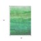 Homeroots 5' X 8' Green And Mint Green Abstract Washable Indoor Outdoor Area Rug 618143 - alternate 5