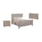 Homeroots Three Piece Gray Solid Wood Bedroom Set 569575 - alternate 2