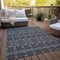 Homeroots 5' X 8' Black And Ivory Tribal Washable Indoor Outdoor Area Rug 614204 - alternate 6