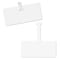 C-Line Products 3-1/2" x 1-1/2" White Wire Shelf Tag, 10PK 87411 - alternate 4