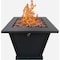 Bond Olivera 28'' Square Steel Gas Fire Pit 51843 - alternate 1
