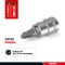 Teng Tools Pz3 1/4 Inch Drive Pozidriv Pozi Pz Chrome Vanadium Socket M141603-C - alternate 2