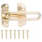 Prosource Security Door Guard, 4-1/8 in L, 2-1/2 in W, Zinc Die-Cast, Brass 20546BSB-PS - alternate 1