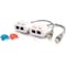 C2G RJ45 Network Combiner Kit - Audio Line In - White 37049 - alternate 1