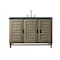 James Martin Vanities Portland 48'' S Vanity Whitewashed Walnut w/ Parisien Bleu Silestone Top w/ Wireless Charger 620-V48-WW-FPBL - alternate 1