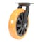 Vestil Polyurethane Swivel Caster 8 In. Diameter x 2 In. Width 902 Lb. Capacity Orange/Black CST-BN-8X2PUP-S - alternate 1