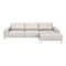 Homeroots 123" Beige Leather Sofa 573999 - alternate 3