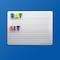 Flipside 9" x 12" Magnetic, Red & Blue Ruled, Two-Sided, Dry Erase Learning Mat - 48 Pack 20276 - alternate 5