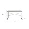 Homeroots 47" Antiqued White and Black Writing Desk 491460 - alternate 2