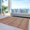 Homeroots 8' X 10' Rust Gold And Silver Southwestern Washable Indoor Outdoor Area Rug 615977 - alternate 6