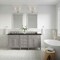 James Martin Vanities Brittany 72" Double Vanity, Urban Gray, w/ 3 CM Phantome Eclos Top 650-V72-UGR-3PHT - alternate 2