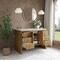 James Martin Vanities 48" S Vanity, Light Natural Oak w/Ethereal Noctis Top w/FreePower Wireless Charger 435-V48-LNO-FENC - alternate 3