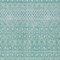 Homeroots 8' X 10' Aqua Teal Blue And Ivory Tribal Washable Indoor Outdoor Area Rug 582605 - alternate 3