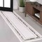Jonathan Y Athens Classic Border Marble Pattern High-Low Silver/White 2 ft. x 8 ft. Runner Rug CAR102A-28 - alternate 1