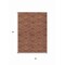 Homeroots 3' X 5' Orange Gold And Ivory Geometric Washable Indoor Outdoor Area Rug 615218 - alternate 4