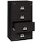 Fireking 25-3/16" W 4 Drawer Fire-Resistant Lateral File Cabinet, Black, Letter/Legal 4-3122-CBL - alternate 2