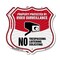 Signmission Video Surveillance Shield Sign Property, 12 inch X 12 inch, Aluminum Metal Sign, 2PK SHI-A-2PACK-12-472 - alternate 1