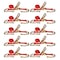 Tie 4 Safe 3'' x 30' Ratchet Strap w/ Chain Extension. WLL: 5,400 LBS Red, 10PK RT20R-1530-F87-R-C-10 - alternate 1