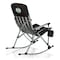 Picnic Time Family Of Brands NCAA Colorado State Rams Outdoor Rocking Camp Chair - XL Heavy Duty Camping Chair 805-01-175-134-0 - alternate 2