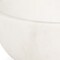 Homeroots 10" White Marble Round Centerpiece Bowl 609356 - alternate 2