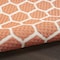 Homeroots 9' X 12' Coral And Ivory Geometric Indoor Outdoor Area Rug 556321 - alternate 5