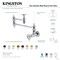 Kingston Brass Wall Mount Pot Filler Faucet, Antique Brass KS3103CG - alternate 5