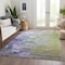 Homeroots 10' X 14' Artichoke Green Purple And Lilac Abstract Washable Indoor Outdoor Area Rug 582151 - alternate 6