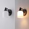 Jonathan Y Lydia 5.13" 1-Light Farmhouse Cottage Metal LED Vanity Light w/Frosted Glass Shade, Oil Rubbed Bronze JYL7549B - alternate 5