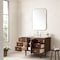 James Martin Vanities Amberly 48'' S Vanity, Mid-Century Walnut w/ Ethereal Noctis Top w/FreePower Wireless Charger 670-V48-WLT-FENC - alternate 5