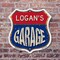 Signmission Logan's Garage, 6 Inch X 6 Inch, Plastic Sign SHI-P-6-383-LOGAN - alternate 4
