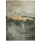 Homeroots 8' X 10' Fern Green Gold And Gray Abstract Washable Indoor Outdoor Area Rug 603008 - alternate 5