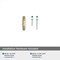 Amerock London 2-1/2 in 64 mm Length Golden Champagne/Polished Chrome Cabinet Knob BP36647BBZ26 - alternate 2