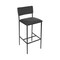 Bfm Seating Meghan Counter Height Stool, Grade 4 Upholstered Seat & Back - Steel Frame - Sand Black Finish JS33HM2139-2139SB - alternate 1