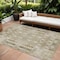 Homeroots 10' X 14' Beige Ivory And Tan Moroccan Washable Indoor Outdoor Area Rug 577180 - alternate 1