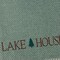 Homeroots 55" X 70" Sage And White Cotton Blend Lake House Embroidered Throw Blanket with Fringe 713573 - alternate 3