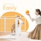 Simple Deluxe Dog Playpen, 24in Height 8-Panel Heavy-Duty Structure for Yard and Camping, Designed Specifically f PTPPEN2424Q8WHT - alternate 3