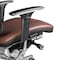 Regency Omega Ergonomic Leather Executive Office Chair with Headrest/Adjustable Lumbar Support, Chocolate OMG004CH - alternate 3