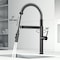 Vigo Edison Pro 20inH Single-Handle Pull-Down Sprayer Kitchen Faucet in Matte Black VG02052MB - alternate 3